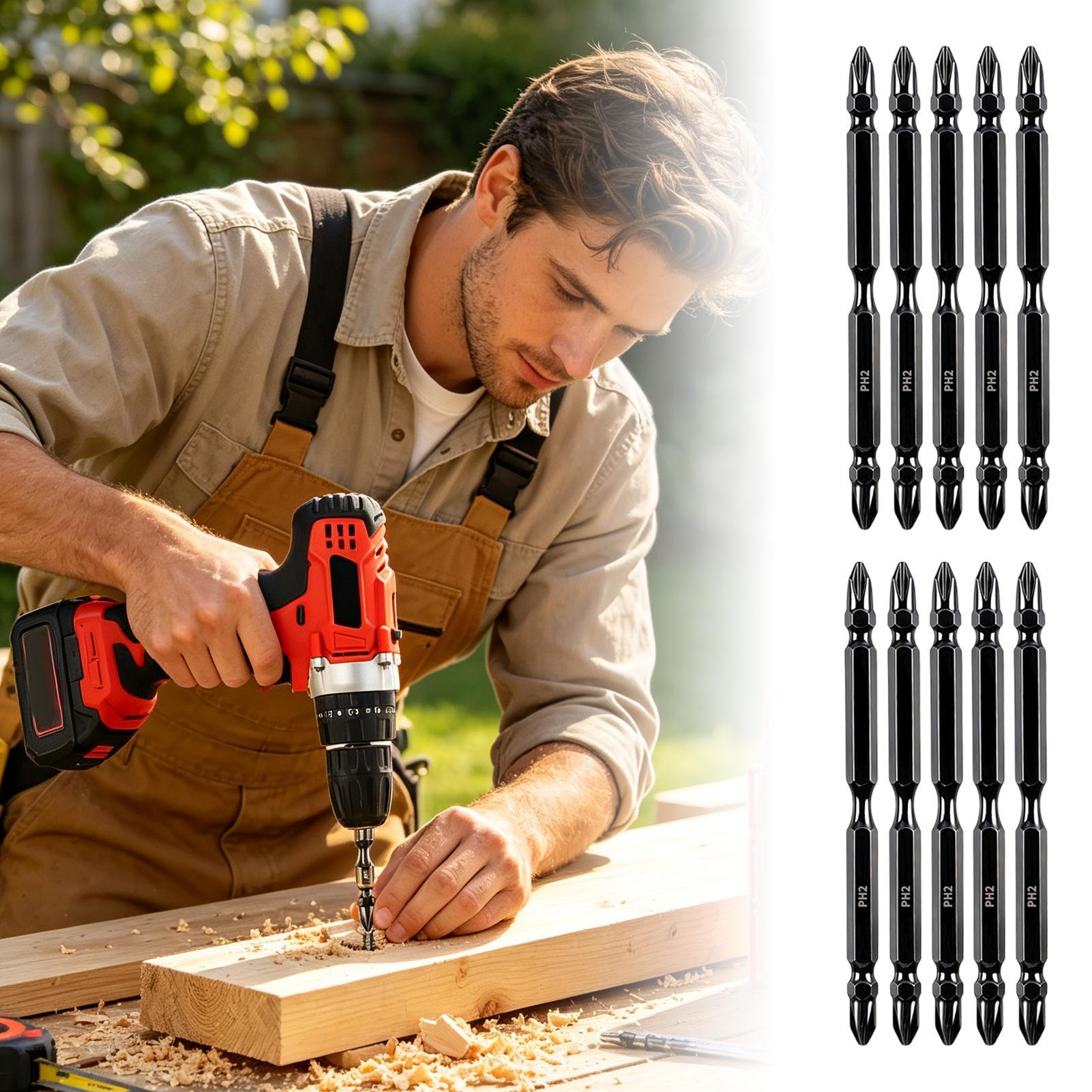Screwdriver Set - Магнитные сверла, двусторонние фрезерованные магнитные насадки,