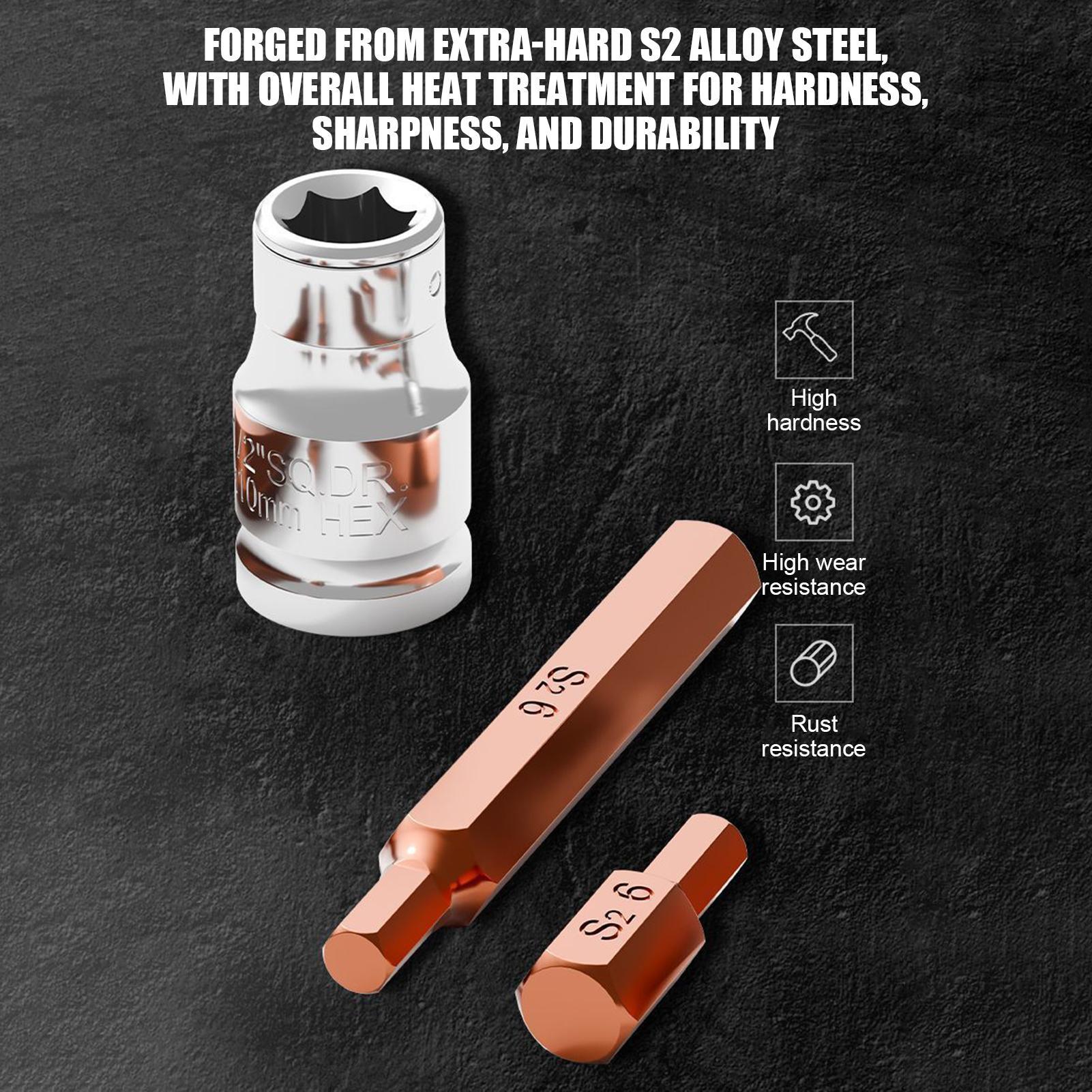 Screwdriver Set - Набор магнитных сверл для металла, 15