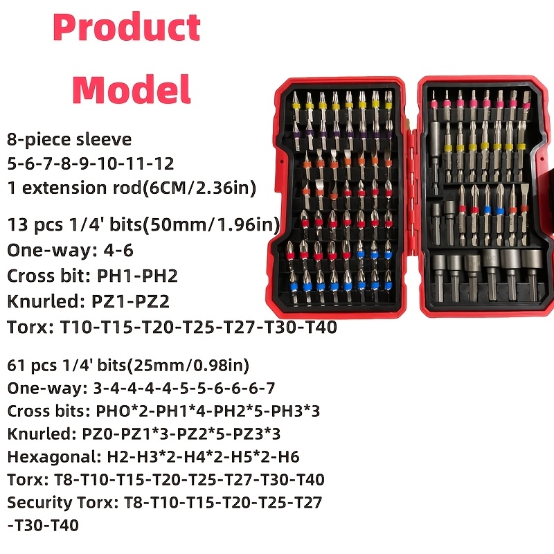 Набор из 83 насадок для отверт – обзор и цена Tool Set