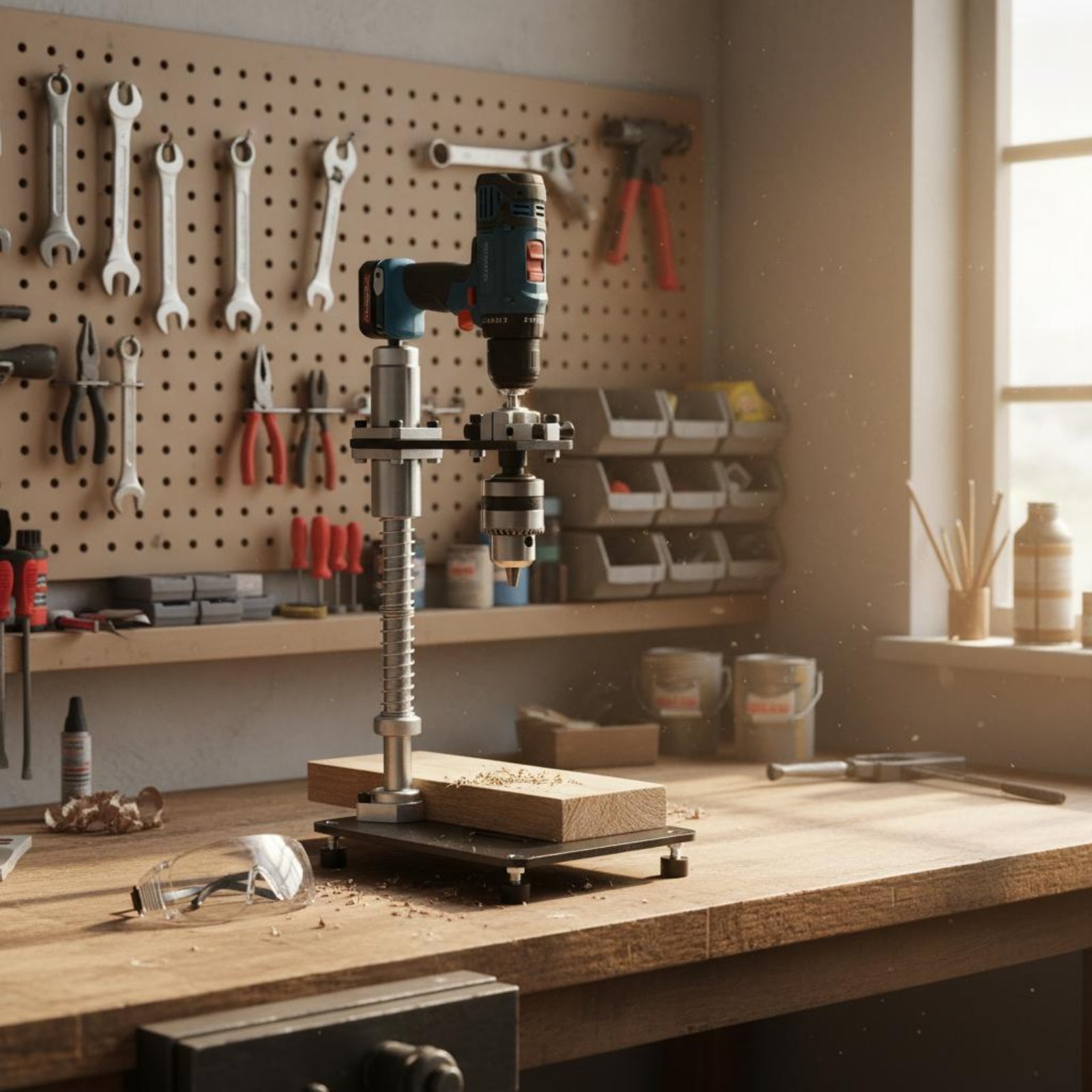 Стойка для ручного дрели-станк – обзор и цена Drill Press